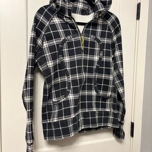 Lululemon Athletica Varsity Plaid Scuba Hoodie 12